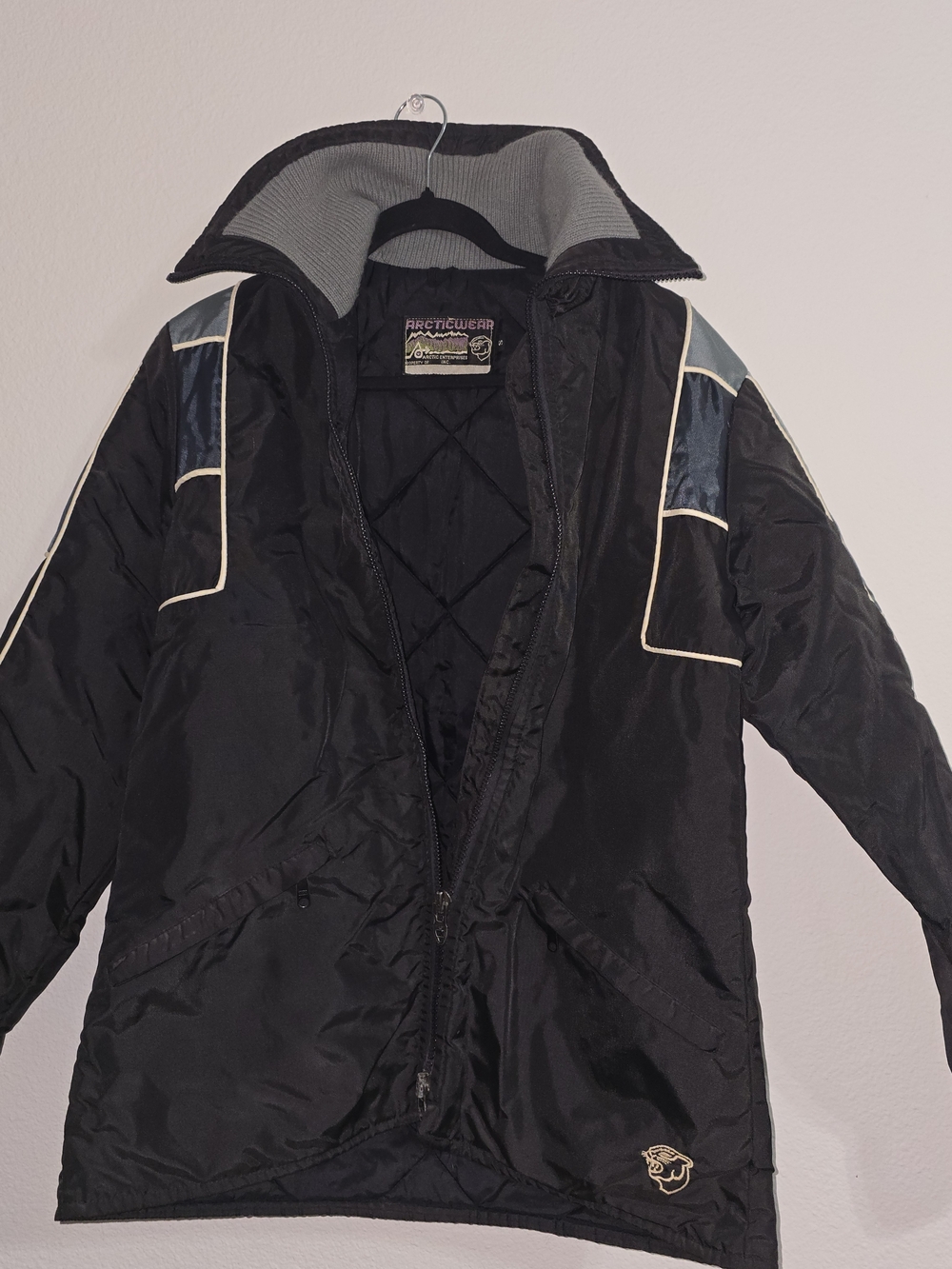 Vintage Arcticwear Snowmobile Jacket - 70s 80s Retro Block Zip Coat